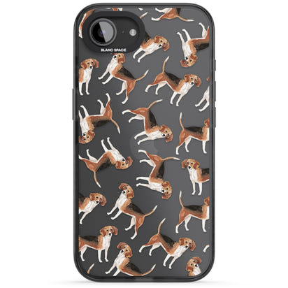 Beagle Watercolor Pattern