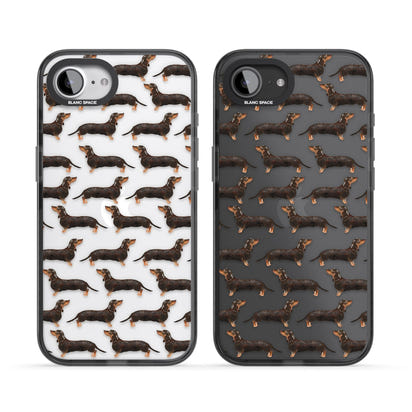 Dachshund Pattern Black Tan