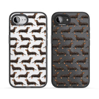 Dachshund Pattern Black Tan