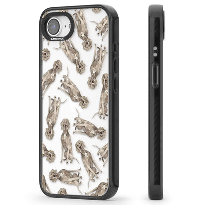 Weimaraner Watercolor Dog