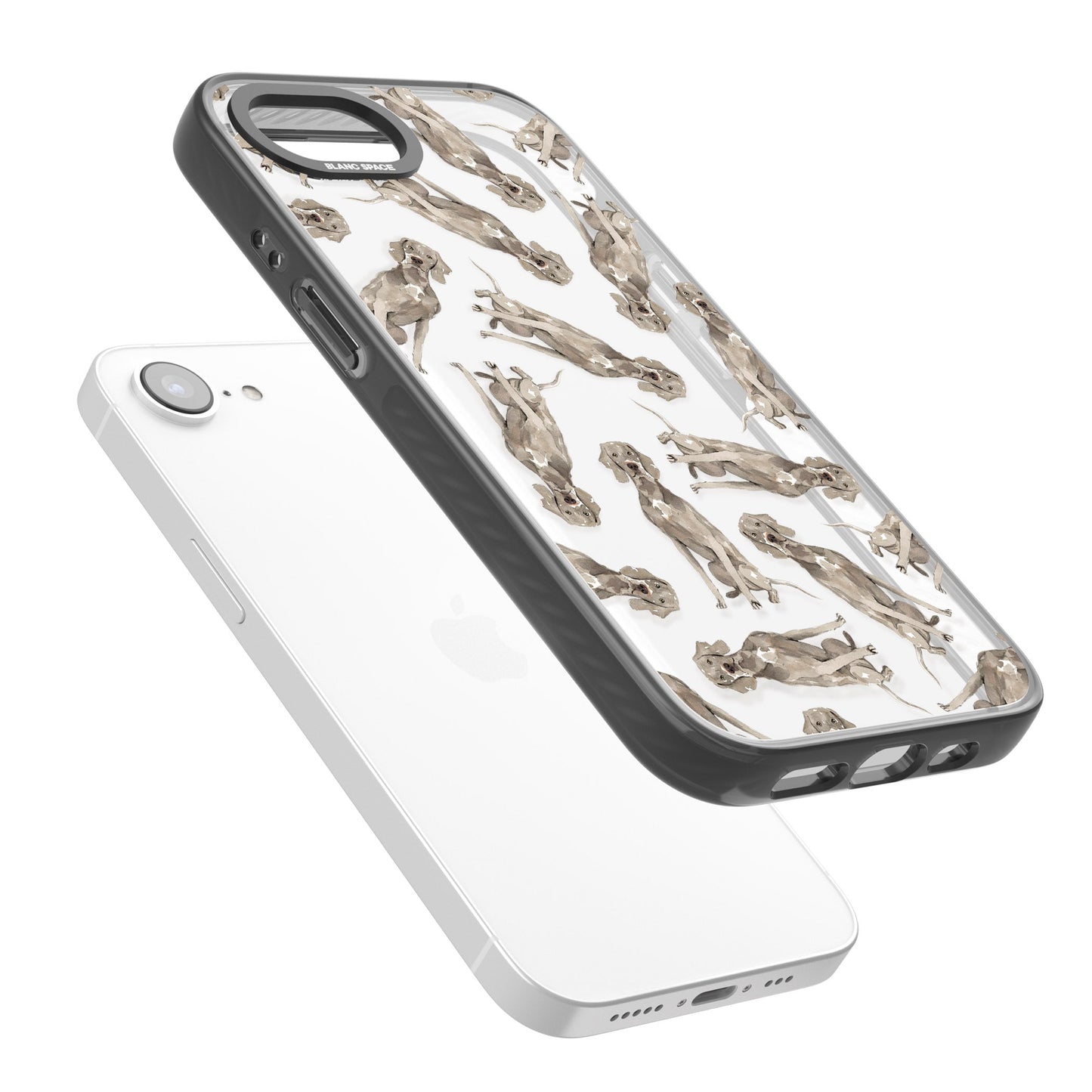 Weimaraner Watercolor Dog