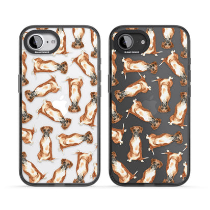 Boxer-Aquarell-Hundemuster