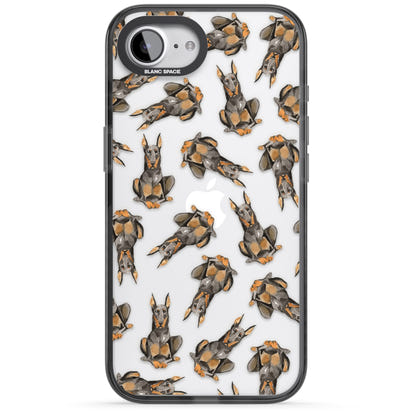 Doberman Watercolor Dog