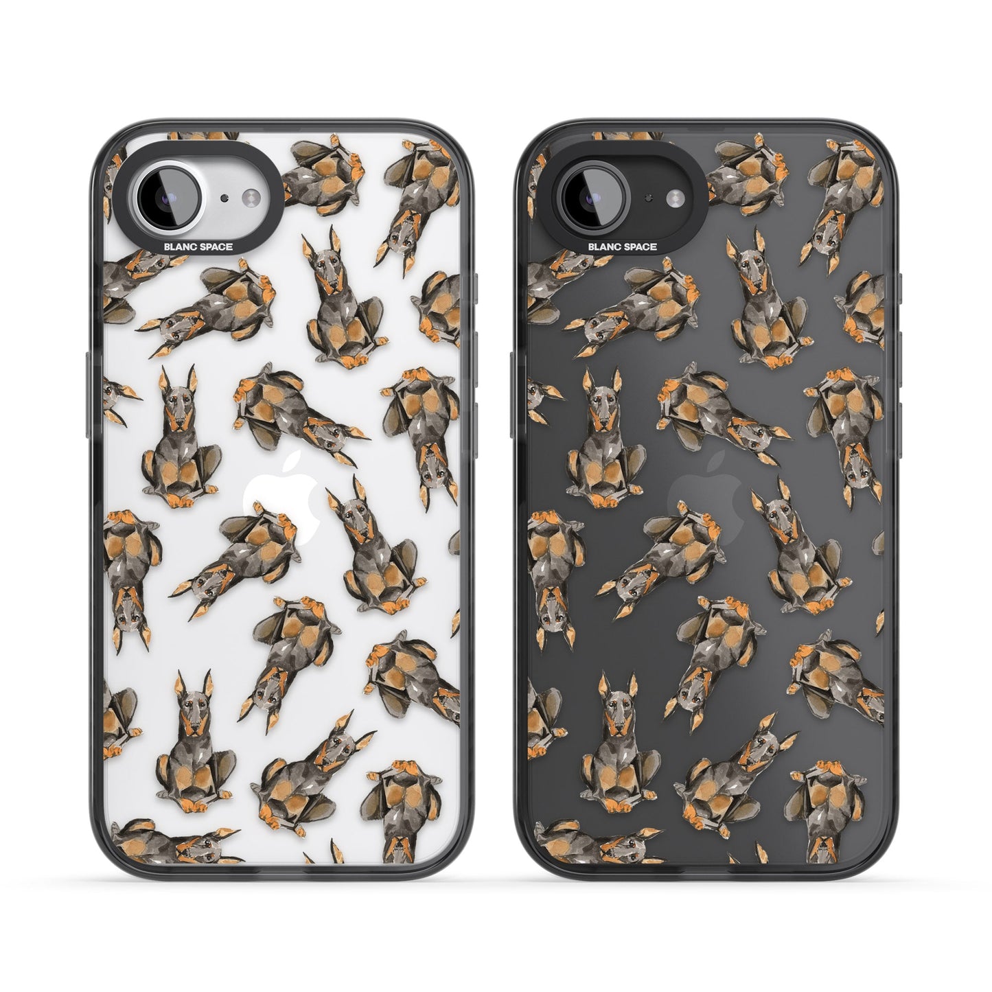 Doberman Watercolor Dog