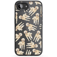 Goldendoodle Watercolour Dog Pattern