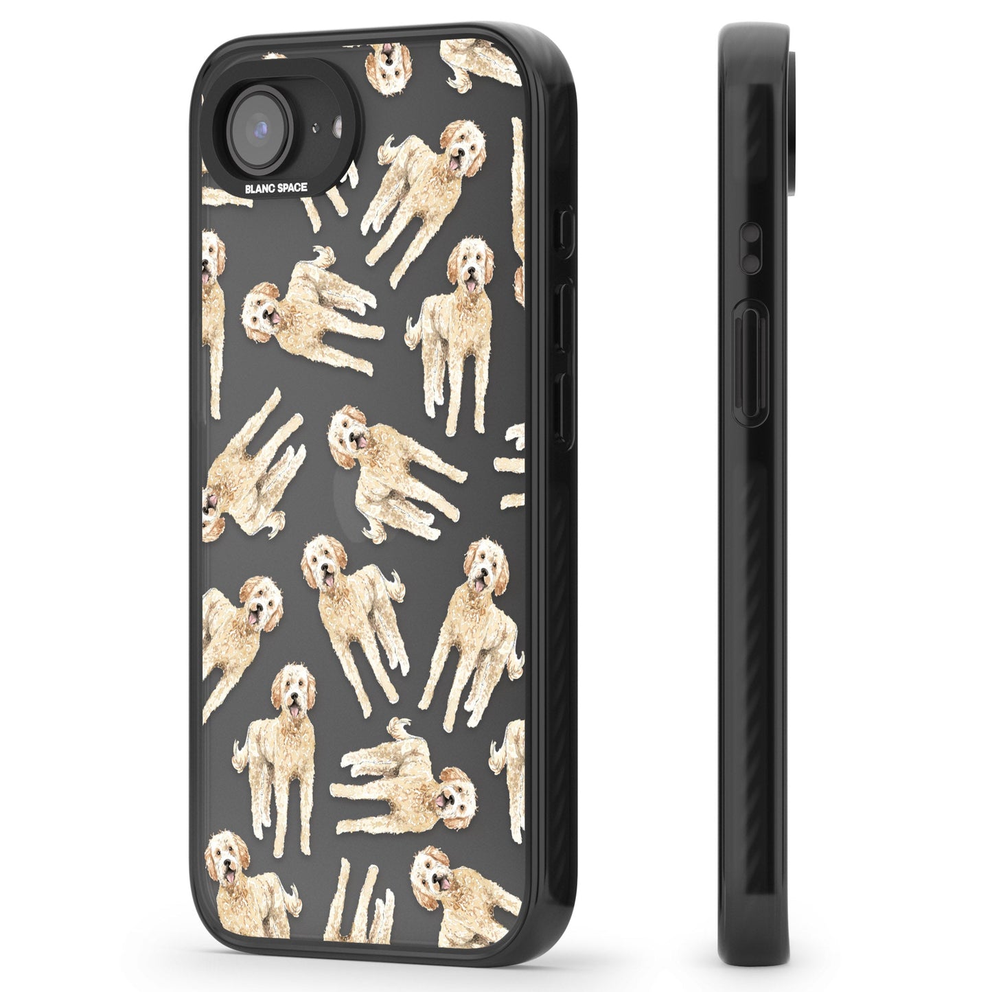 Goldendoodle Watercolour Dog Pattern