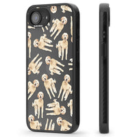 Goldendoodle Watercolour Dog Pattern