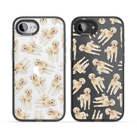 Goldendoodle Watercolour Dog Pattern