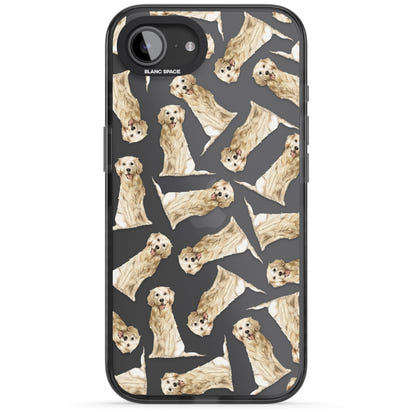 Motif aquarelle de Golden Retriever