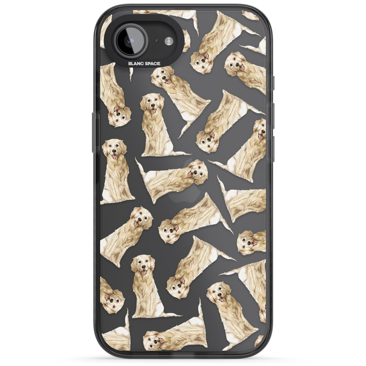 Motif aquarelle de Golden Retriever