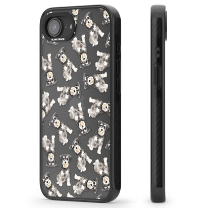 Aquarellzeichnung eines Zwergschnauzers