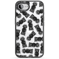 Black Cockapoo Watercolor