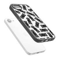 Black Cockapoo Watercolor