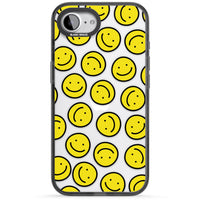 Motif de visage souriant