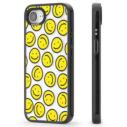 Motif de visage souriant