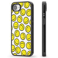 Motif de visage souriant