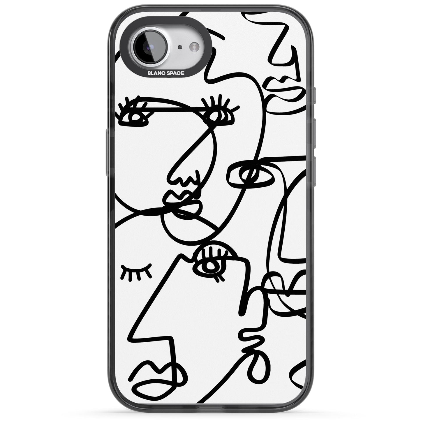 Art abstrait en noir et blanc