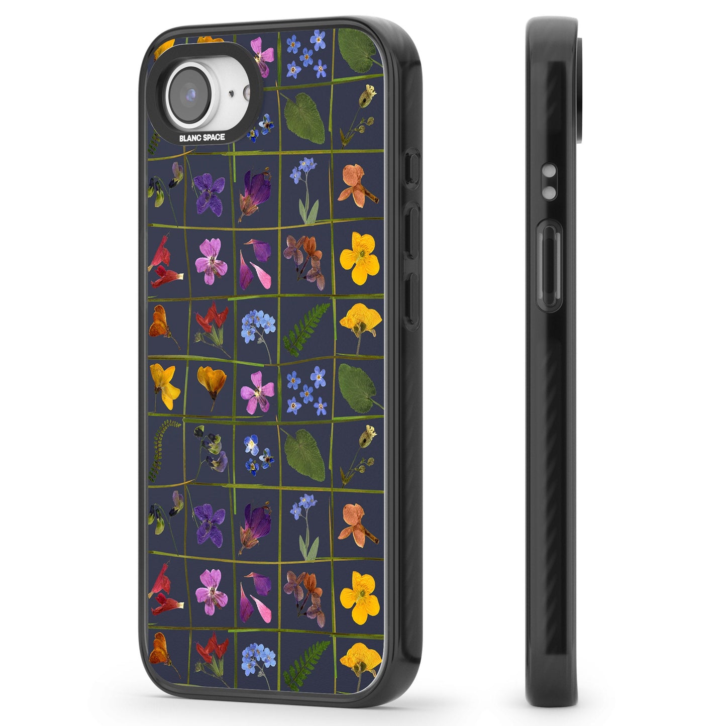 Grille de fleurs sauvages