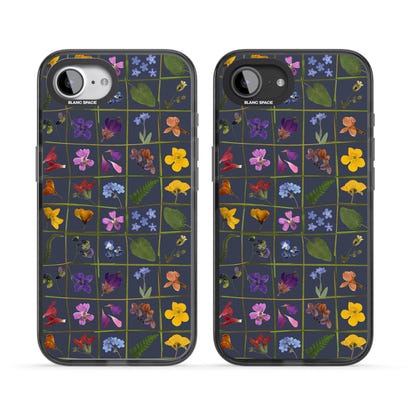 Grille de fleurs sauvages