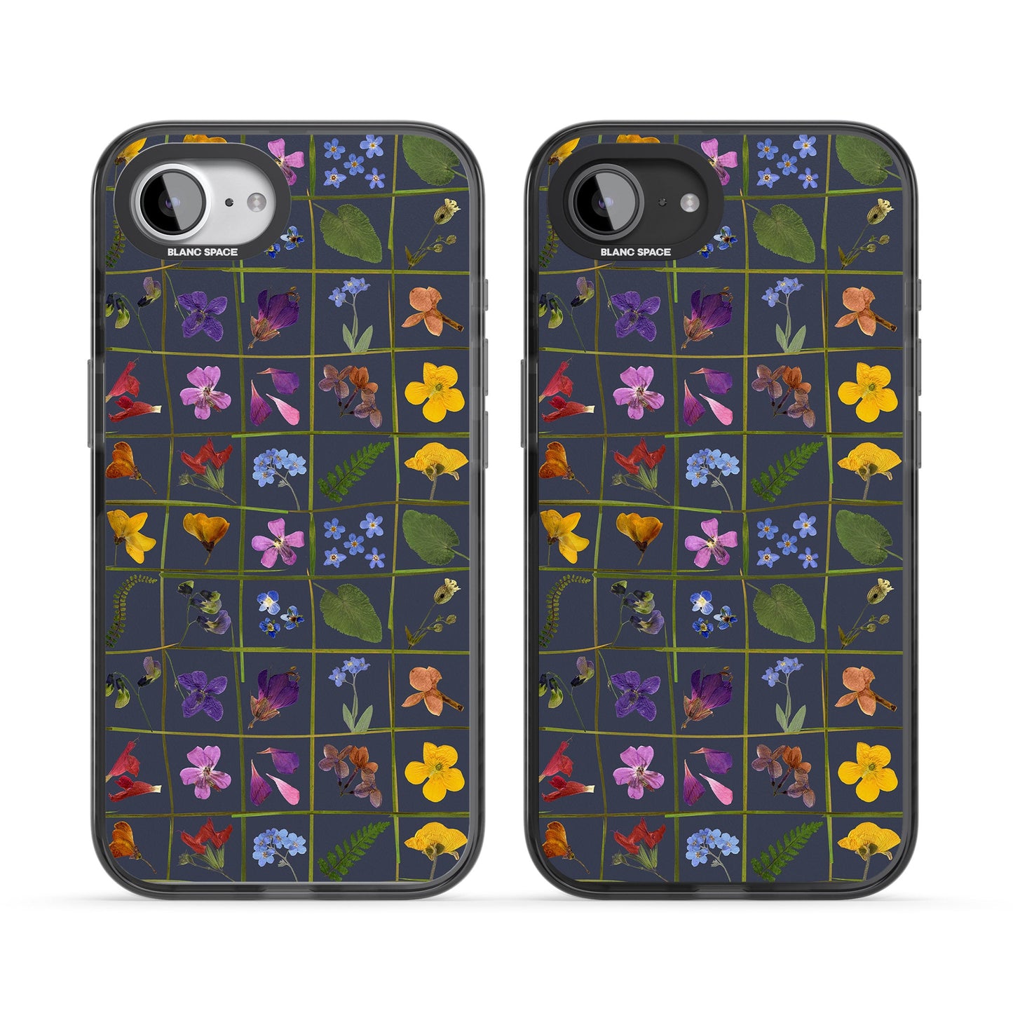 Grille de fleurs sauvages