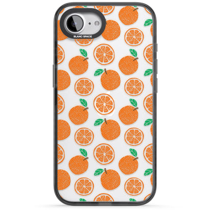 Orangefarbenes Muster