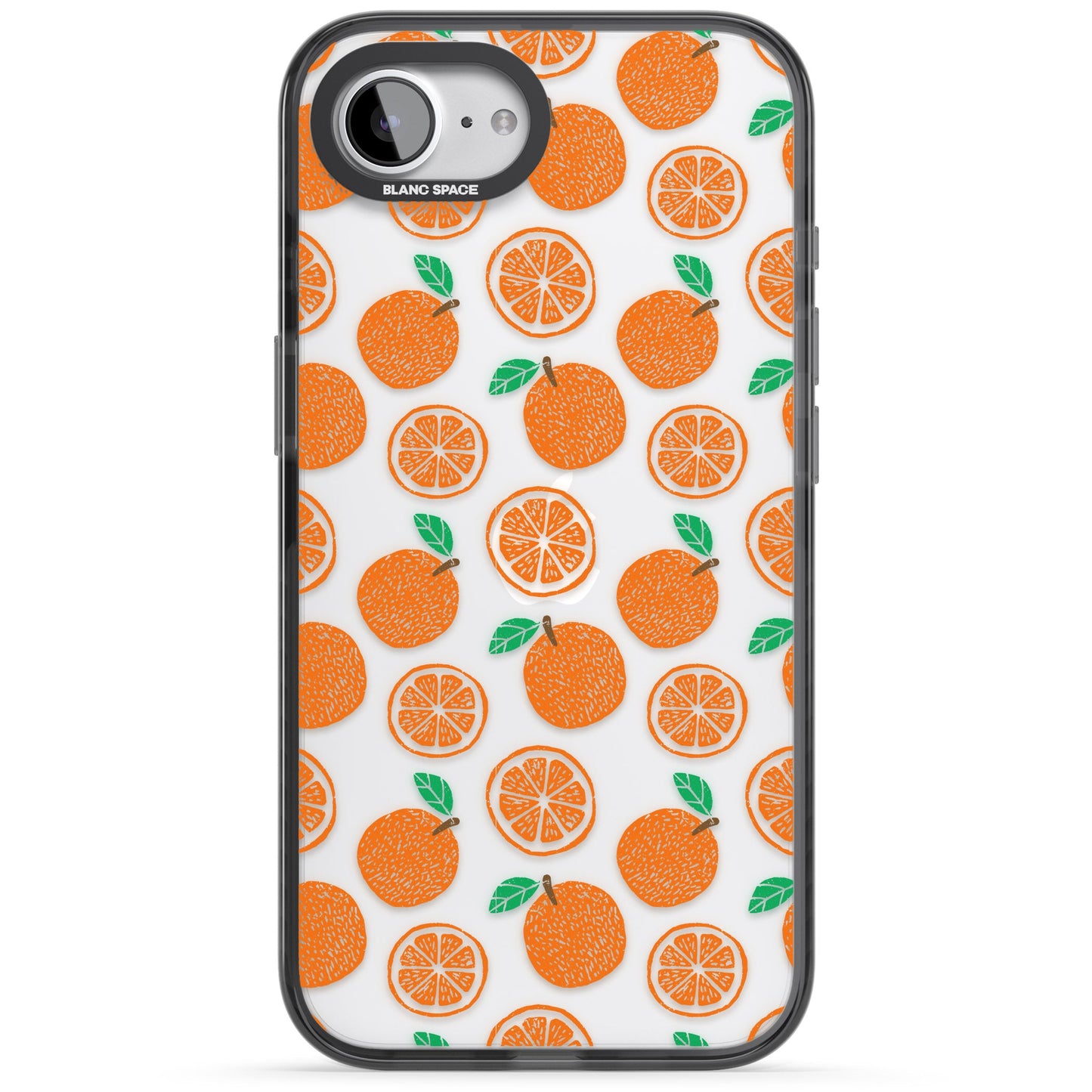 Orangefarbenes Muster