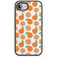 Orangefarbenes Muster