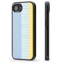 Abstract Grid Blue & Yellow