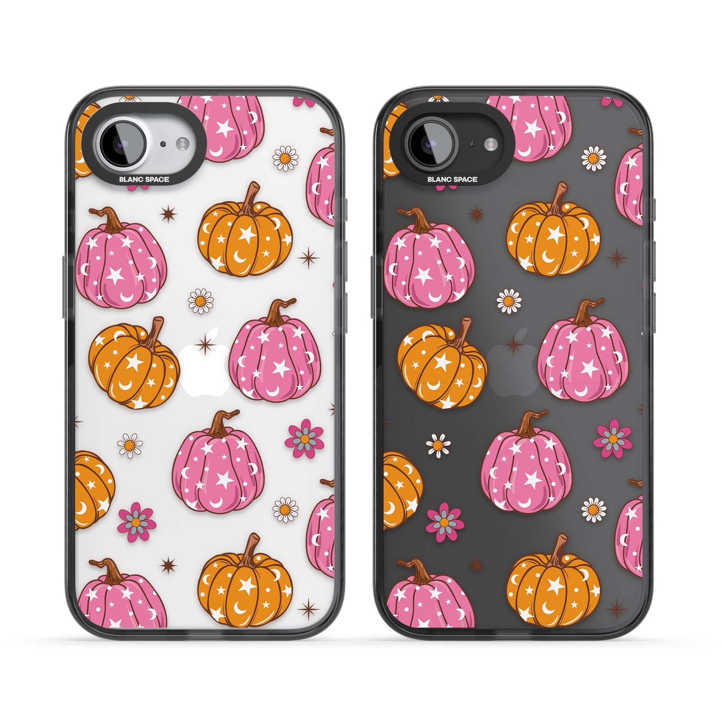 Motif de citrouilles Fleurs et Étoiles