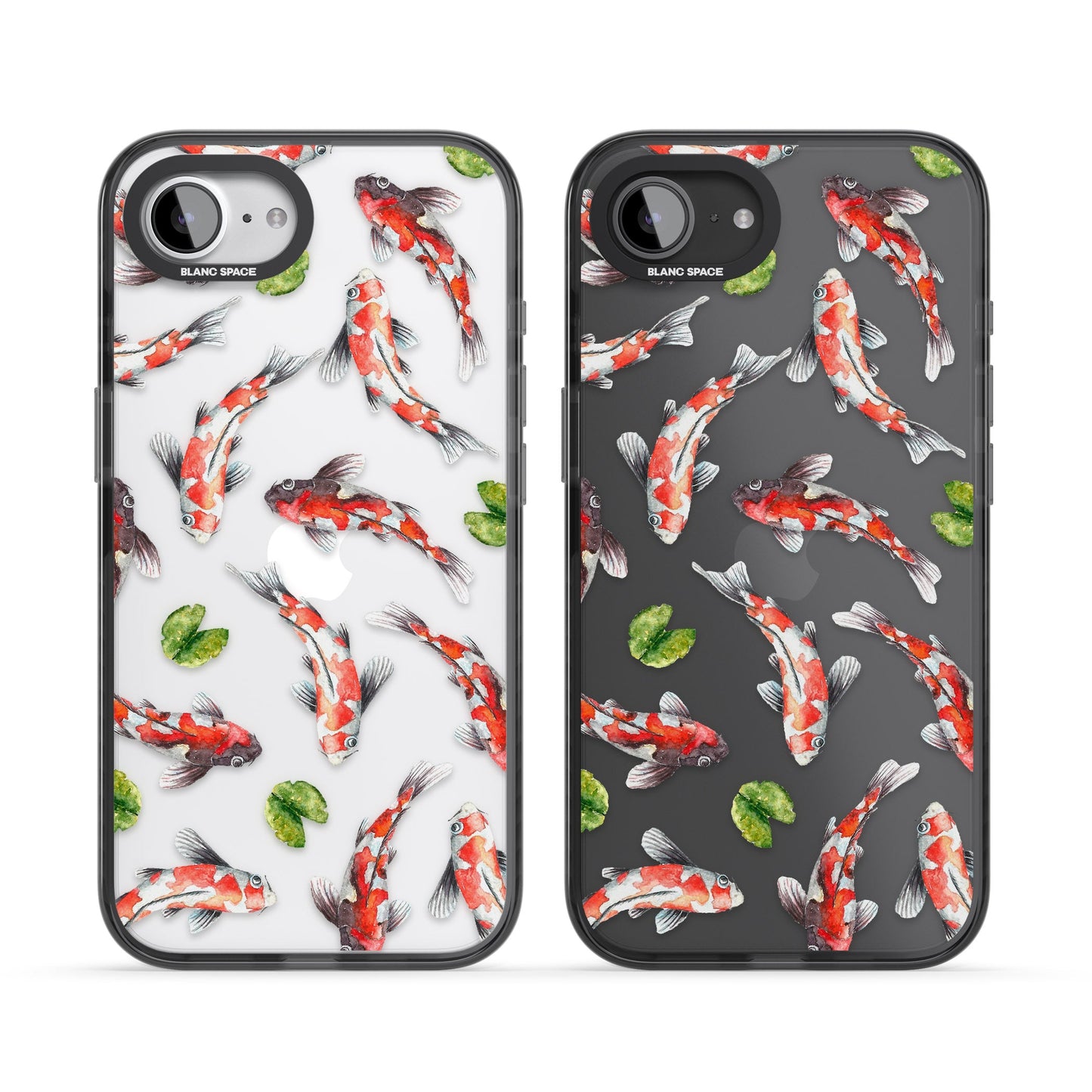 Aquarelle de poissons koi