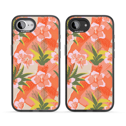 Hawaiian Flowers Abstract Pattern