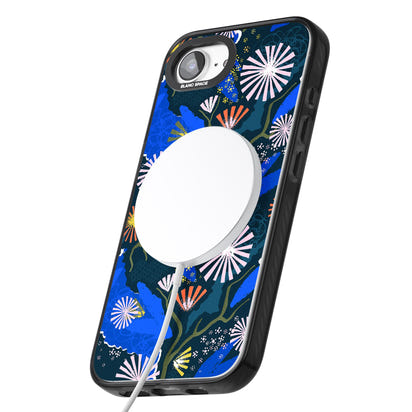 Dark Botanicals Abstract Pattern