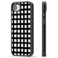 Messy Black Grid Clear