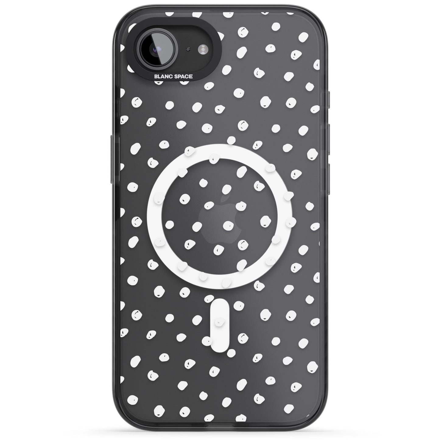 Messy White Dot Pattern