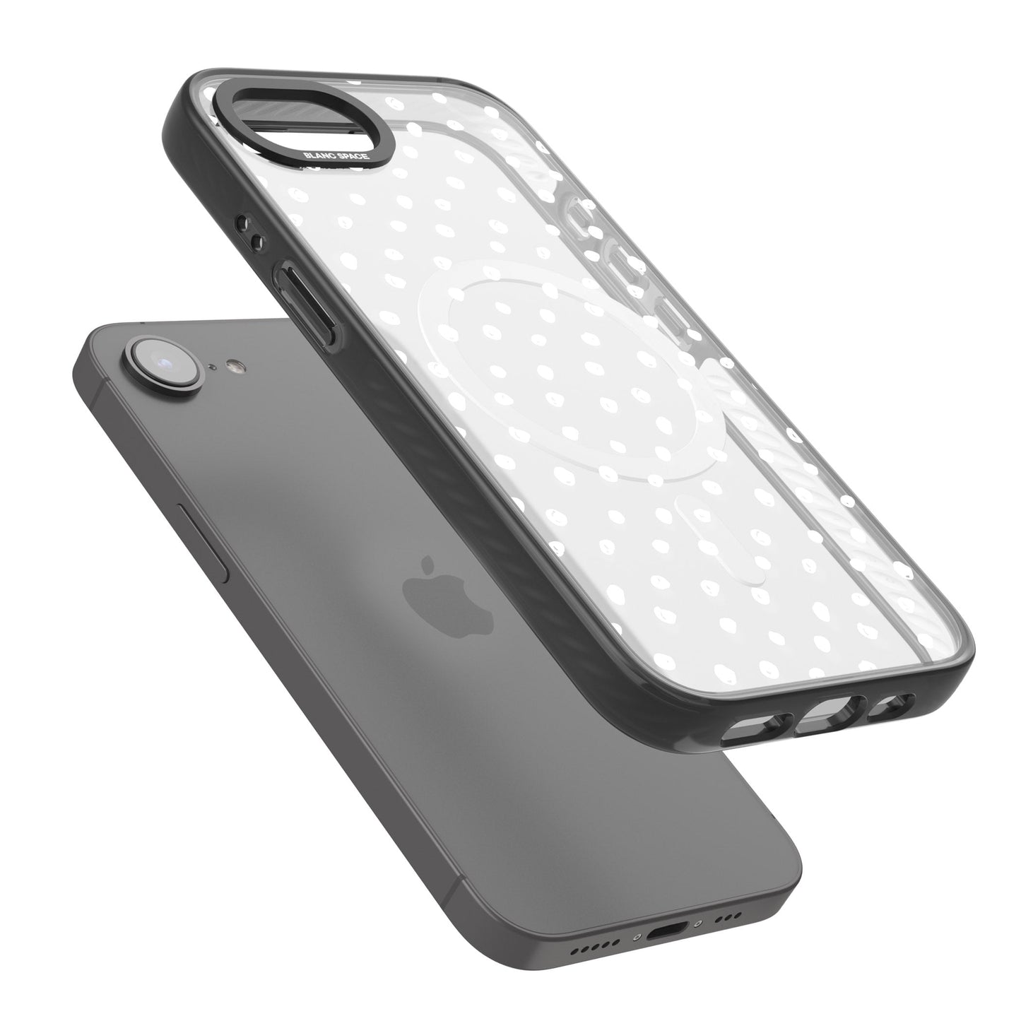 Messy White Dot Pattern