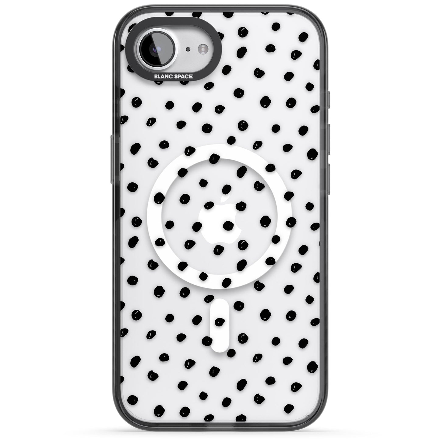 Messy Black Dot Pattern