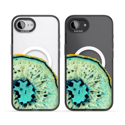 Géode turquoise en cristal