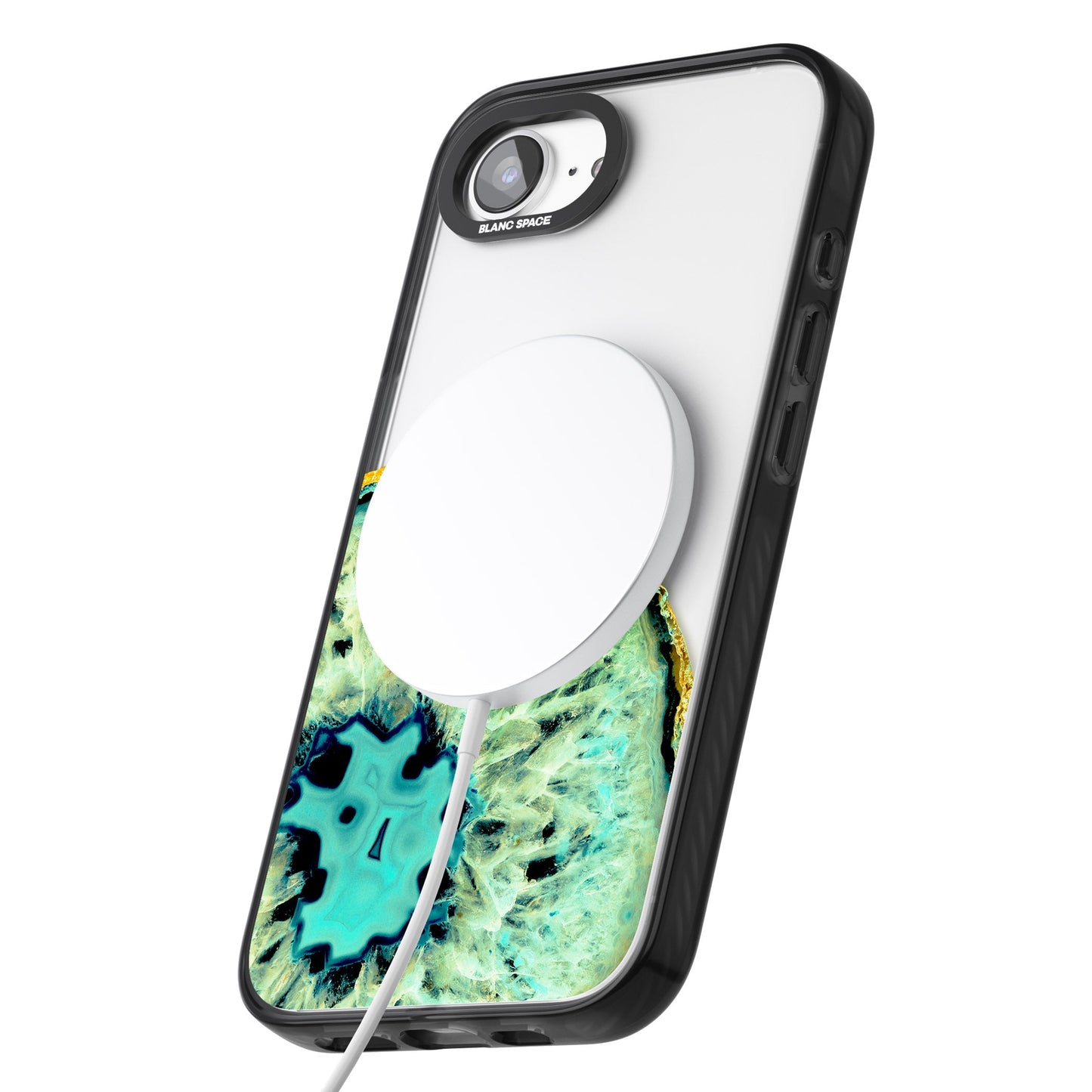 Géode turquoise en cristal