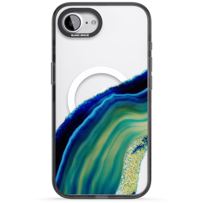 Grüne und blaue Smaragd-Geode