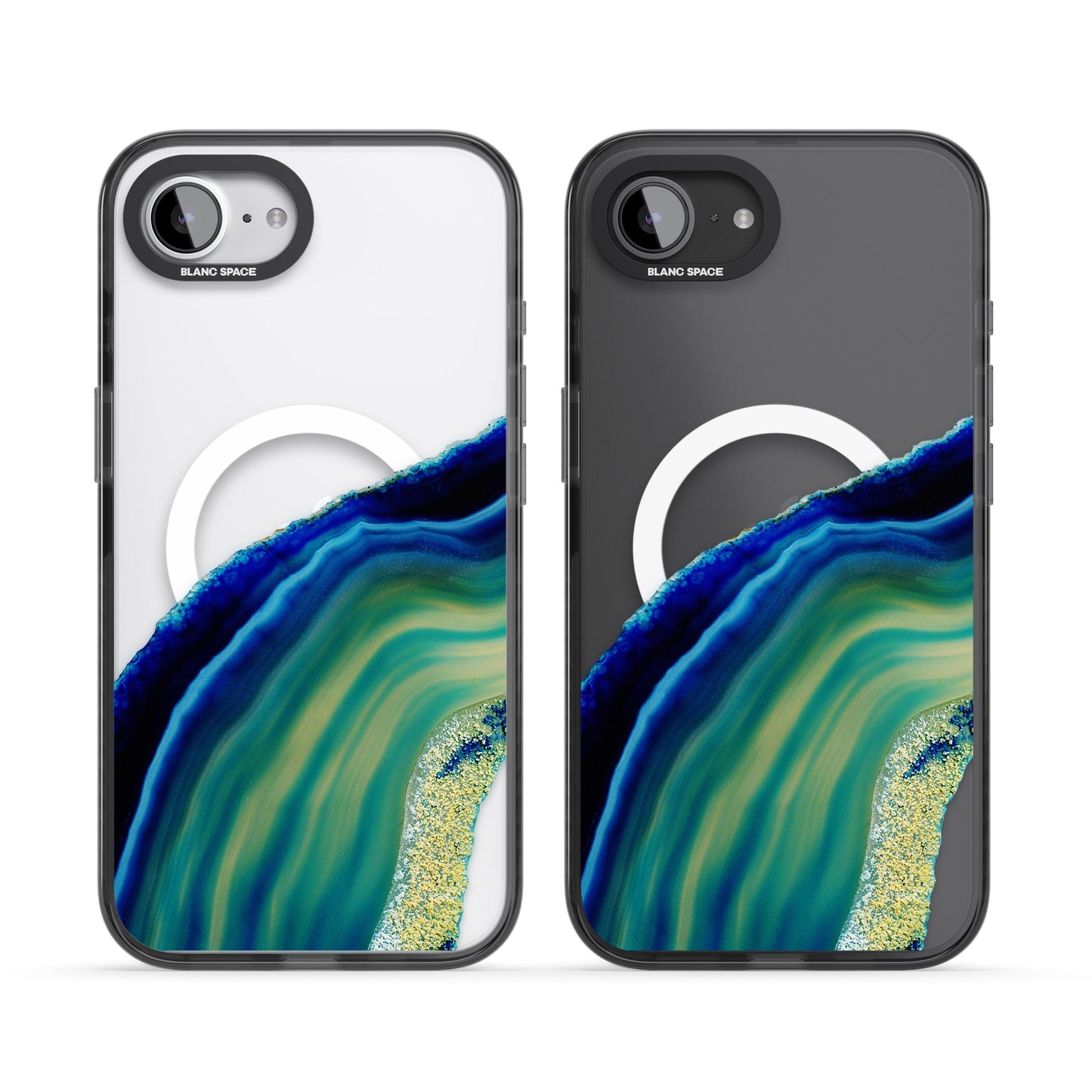 Grüne und blaue Smaragd-Geode