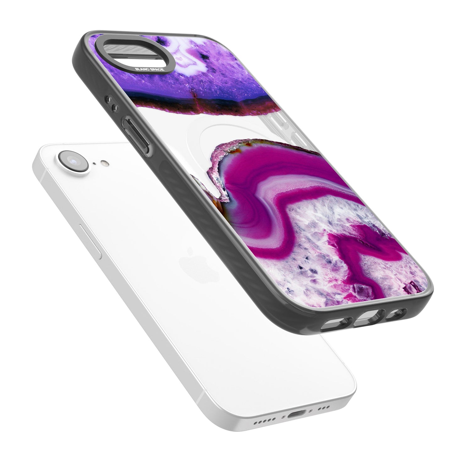 Tranche de cristal d'améthyste