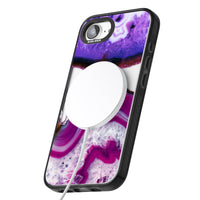 Tranche de cristal d'améthyste