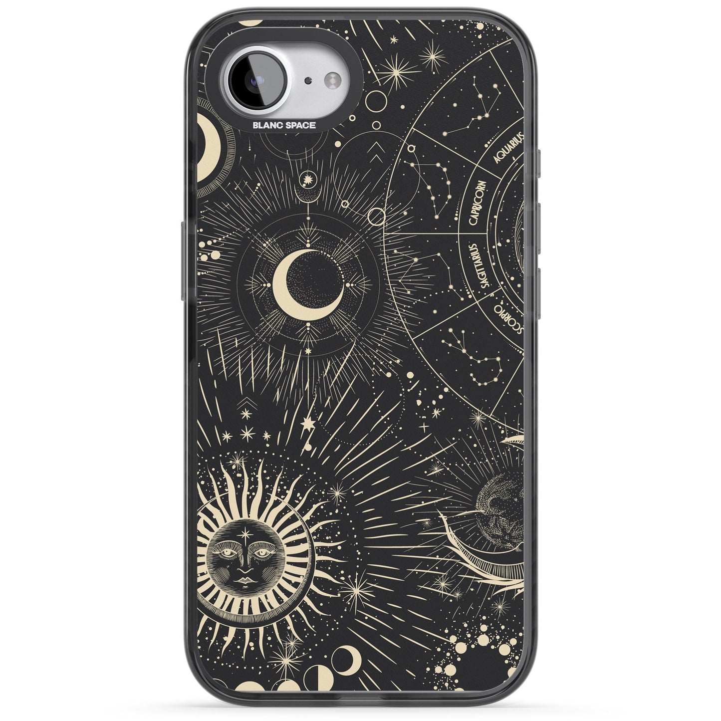 Soleil cosmique et symboles du zodiaque