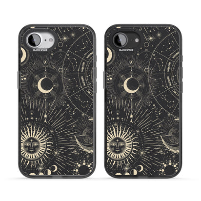 Soleil cosmique et symboles du zodiaque