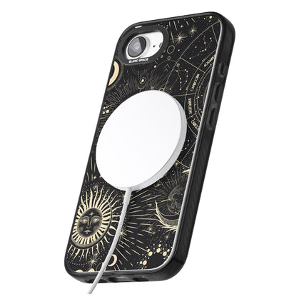 Soleil cosmique et symboles du zodiaque