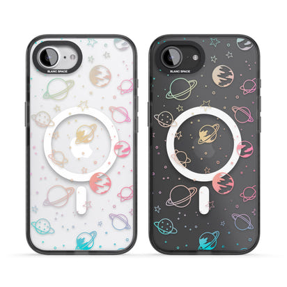 Pastellfarbenes Weltraumuniversum