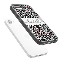Personalised Cursive Leopard Spots