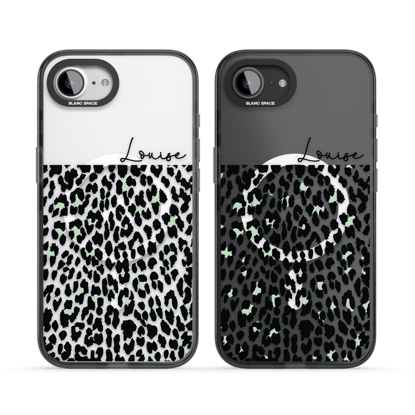Personalised Seafoam Leopard
