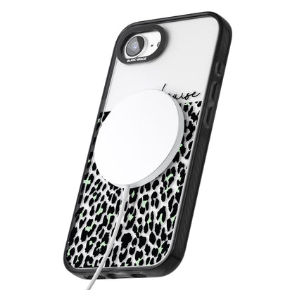 Personalised Seafoam Leopard