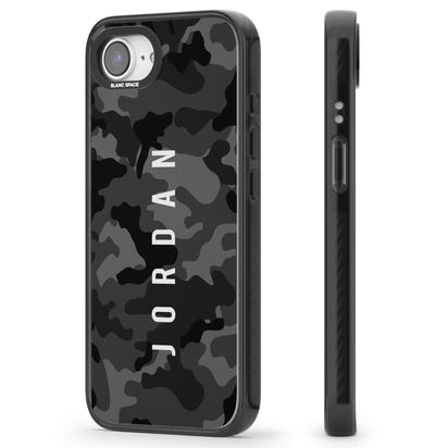 Personalised Black Camouflage Name